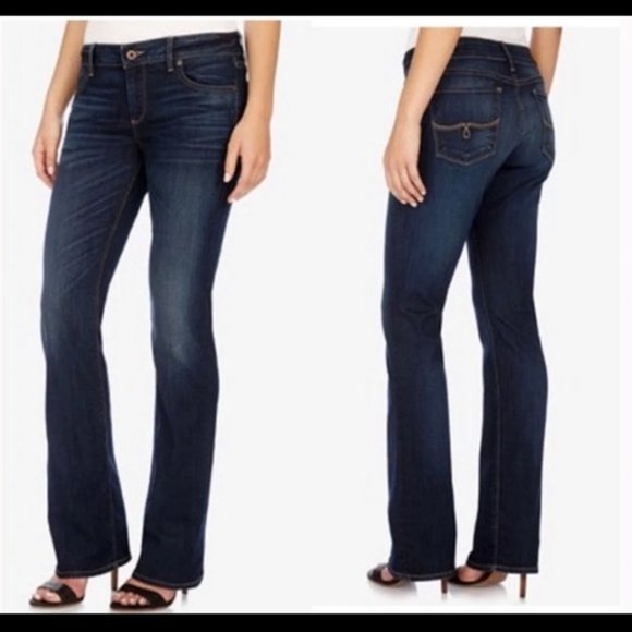 Lucky Brand Lolita Boot Blue jeans 4/27 - Picture 1 of 8